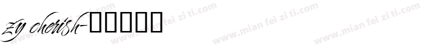 zy cherish字体转换
